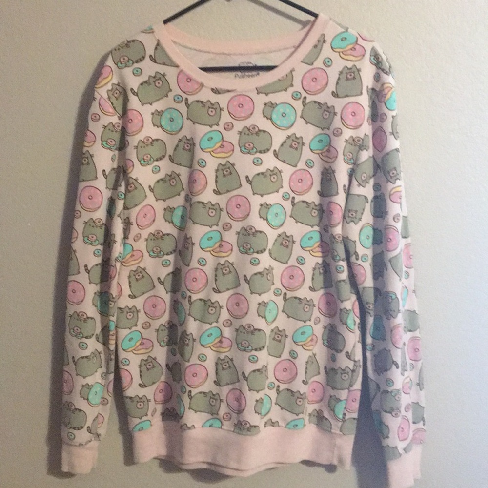 Hottopic Pusheen Pink Donut Sweatshirt